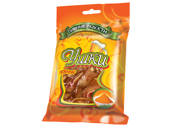 Уши свиные пряные "Пивные радости" (100гр) во Владикавказе