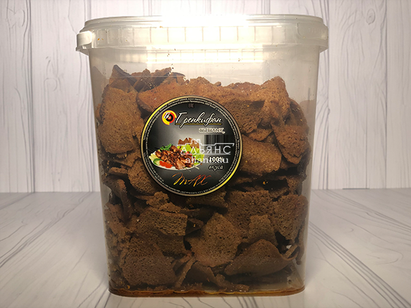 Ржаные гренки со вкусом шашлыка во Владикавказе