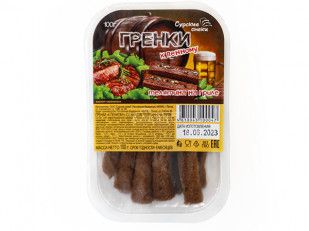 Кальмар кольца (ПУТИНА): Сурские гренки Телятина на гриле (100 гр)