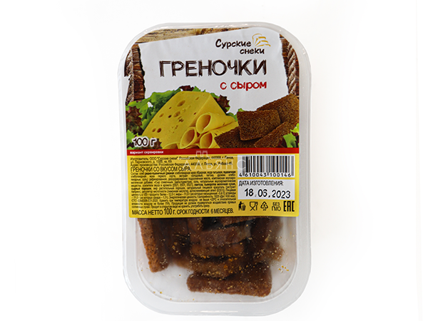 Сурские гренки со вкусом Сыра (100 гр) во Владикавказе