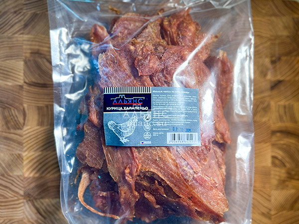 Мясо (АЛЬЯНС) вяленое курица 500гр "С халапеньо" во Владикавказе