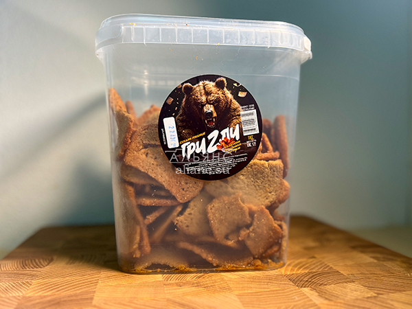 Ведро Ржаные гренки со вкусом Крылышки Барбекю (1 кг) во Владикавказе