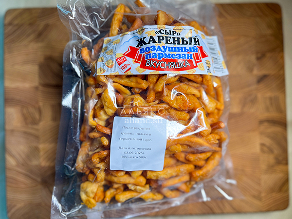 Жареный сыр "ВКУСНЯШКА" со вкусом пармезан (500 гр) во Владикавказе