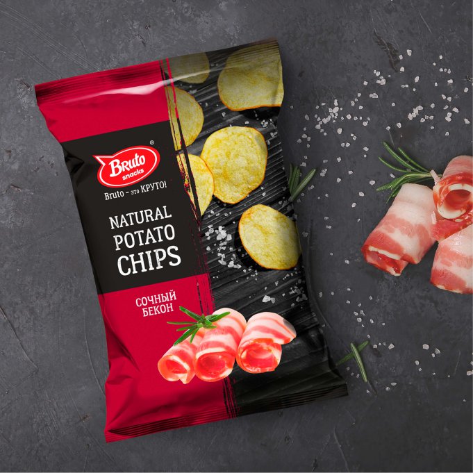 Картофель «Бруто» со вкусом бекона 130 гр. во Владикавказе